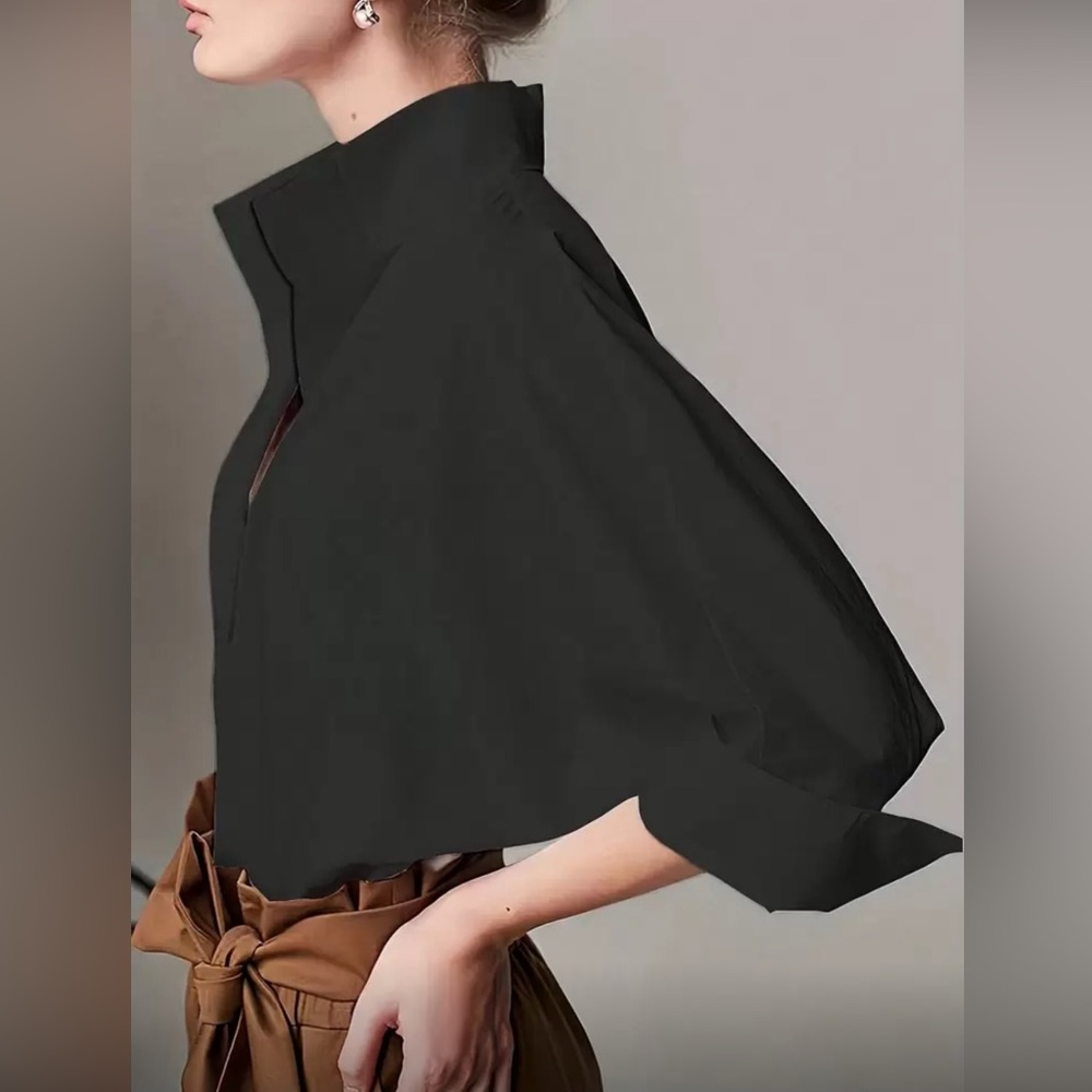Elegant Black Women's Blouse